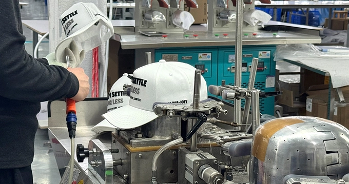 Fabric cutting and preparation line at BDBRIM factory