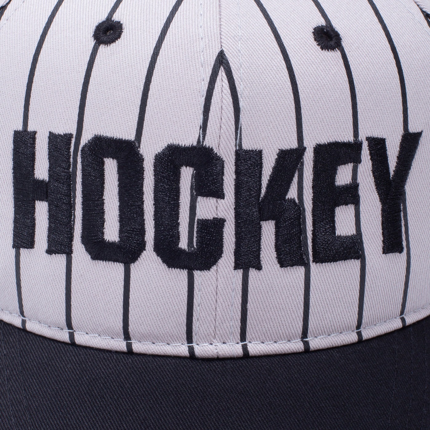 Custom baseball hat structured crown sample