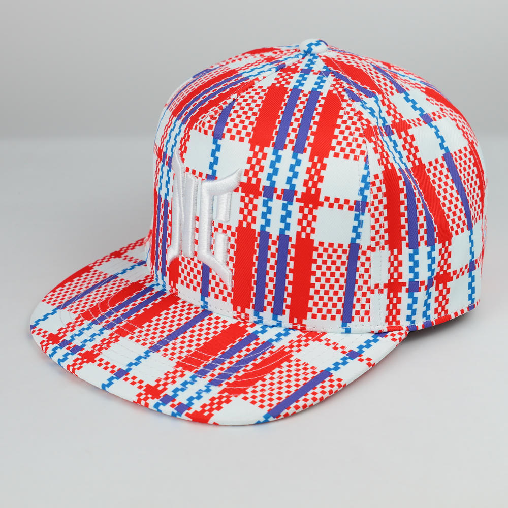 3D embroidery flat brim snapback sample