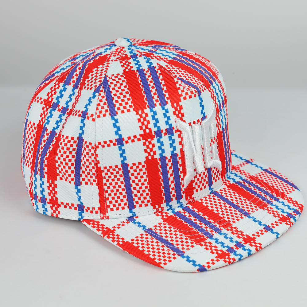 Premium wool blend flat brim hat sample