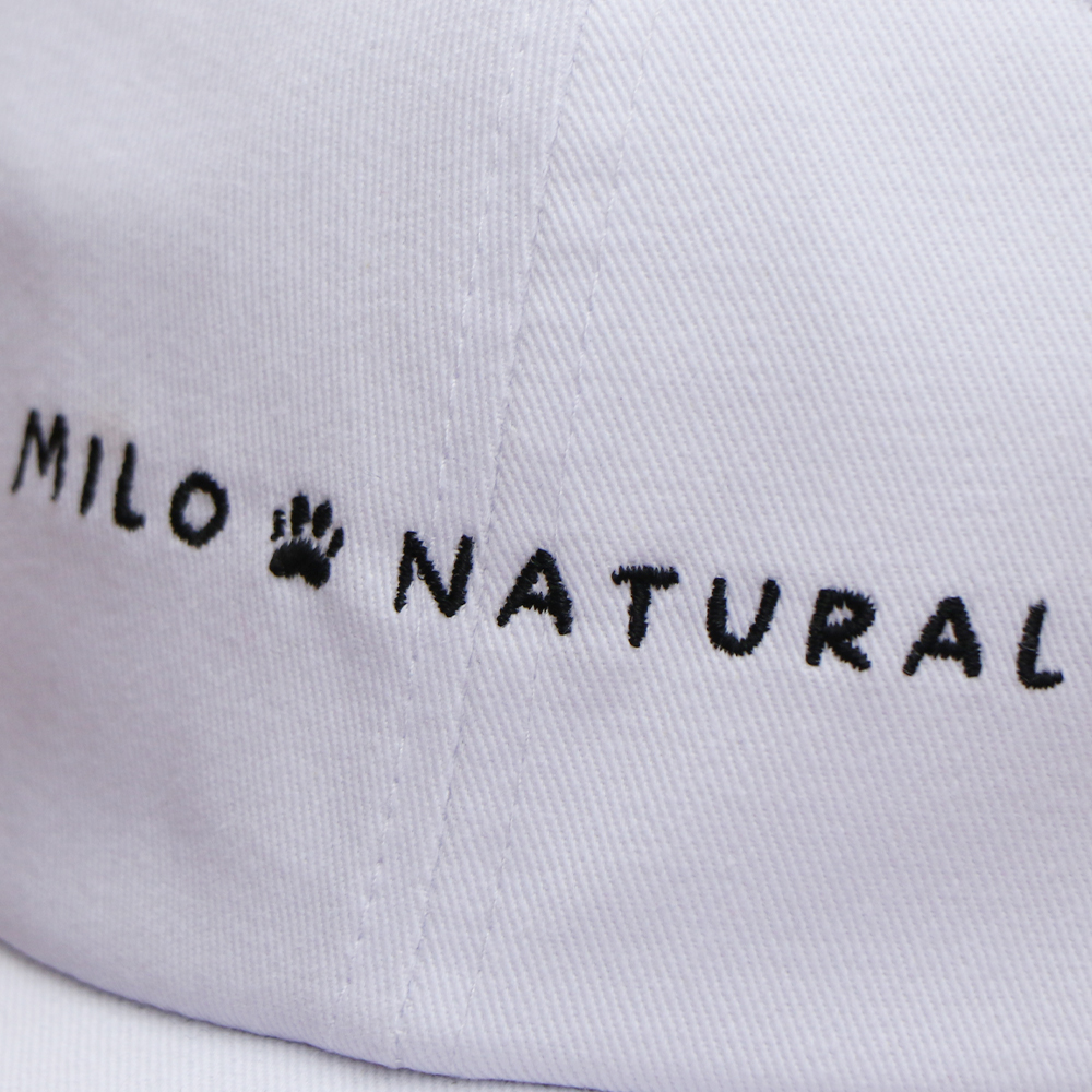 Minimal streetwear dad hat with custom patch sample